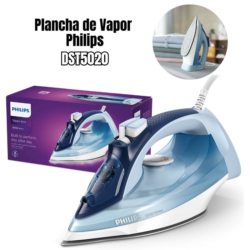 PHILIPS - Plancha de Vapor Philips DST5020