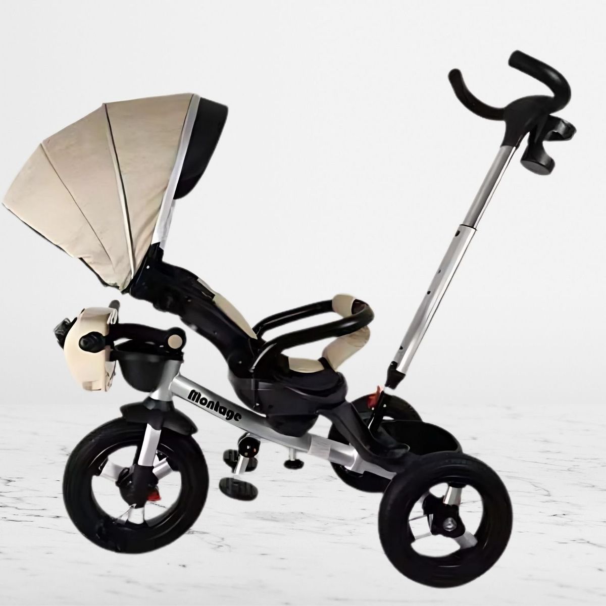 BABY - Triciclo Guiador BELEONY Beige