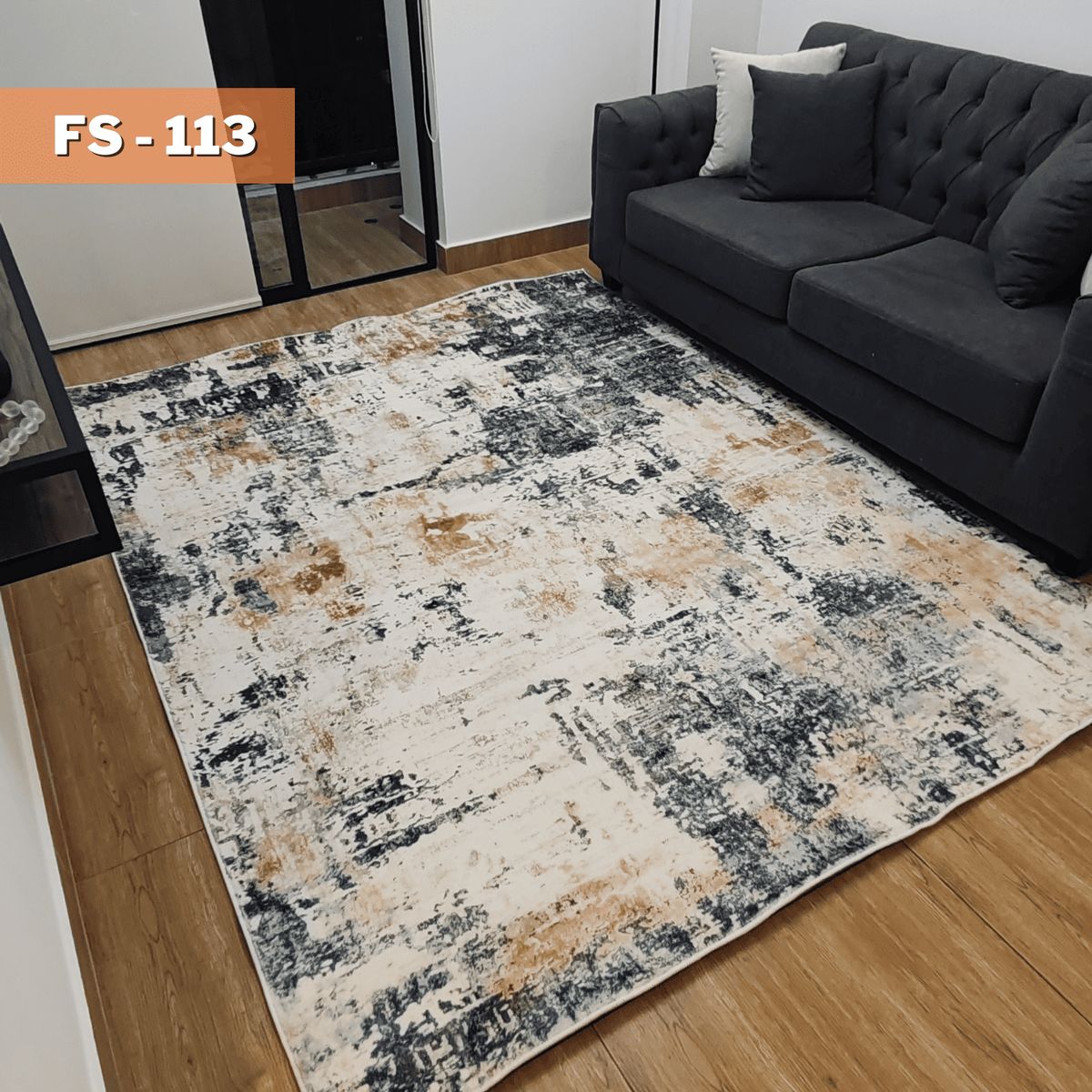 GENERICO - ALFOMBRA SEDA SINTETICA 230x180cm FS-113