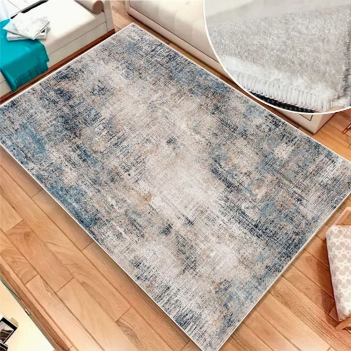 GENERICO - ALFOMBRA SEDA SINTETICA 230x180cm FS-117