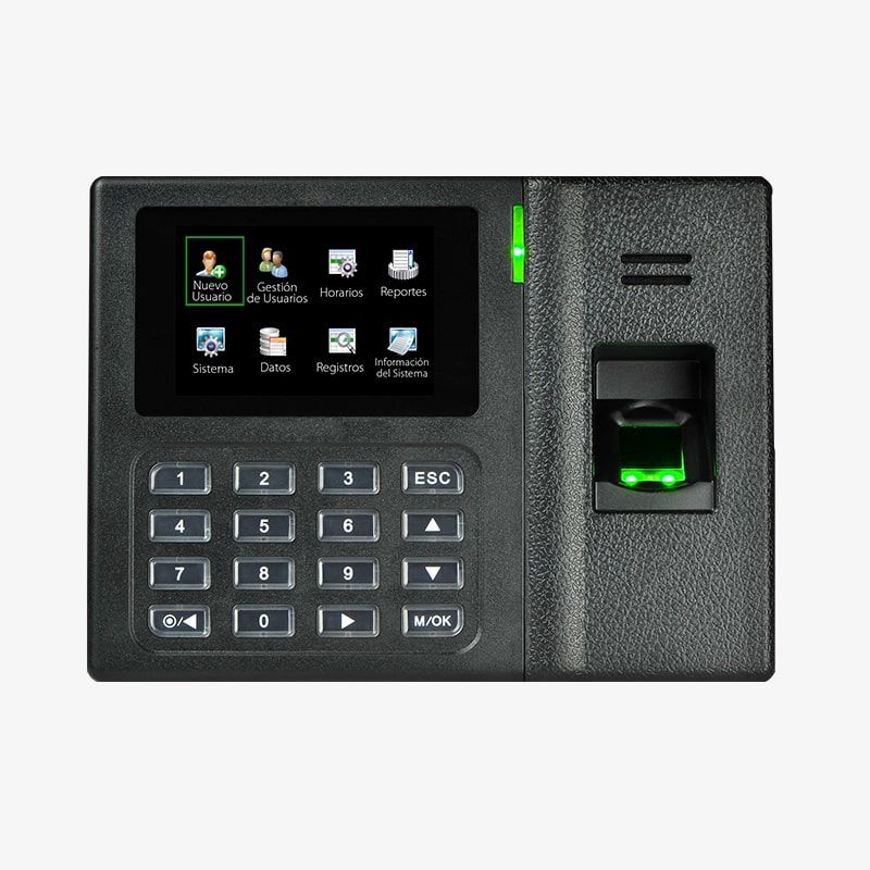 ZKTECO - CONTROL DE ASISTENCIA CON PANTALLA ZKTECO LX14