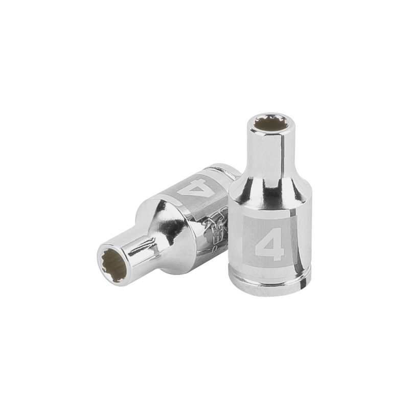TRUPER - Dado 4mm Poligonal Encastre de 1/4" 100973 Truper