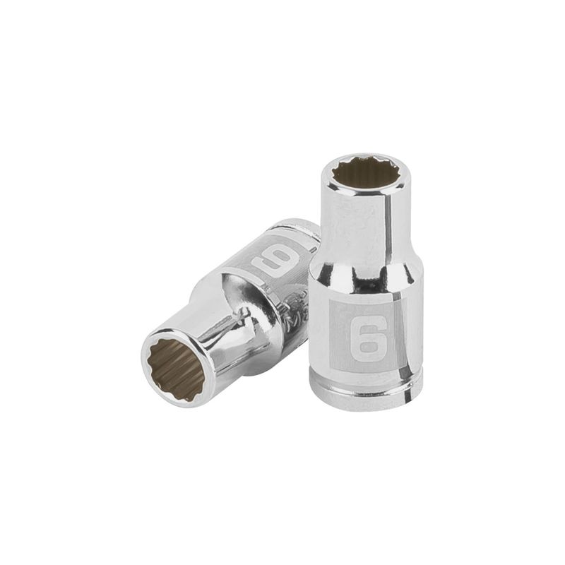 TRUPER - Dado 6mm Poligonal Encastre de 1/4" 100978 Truper