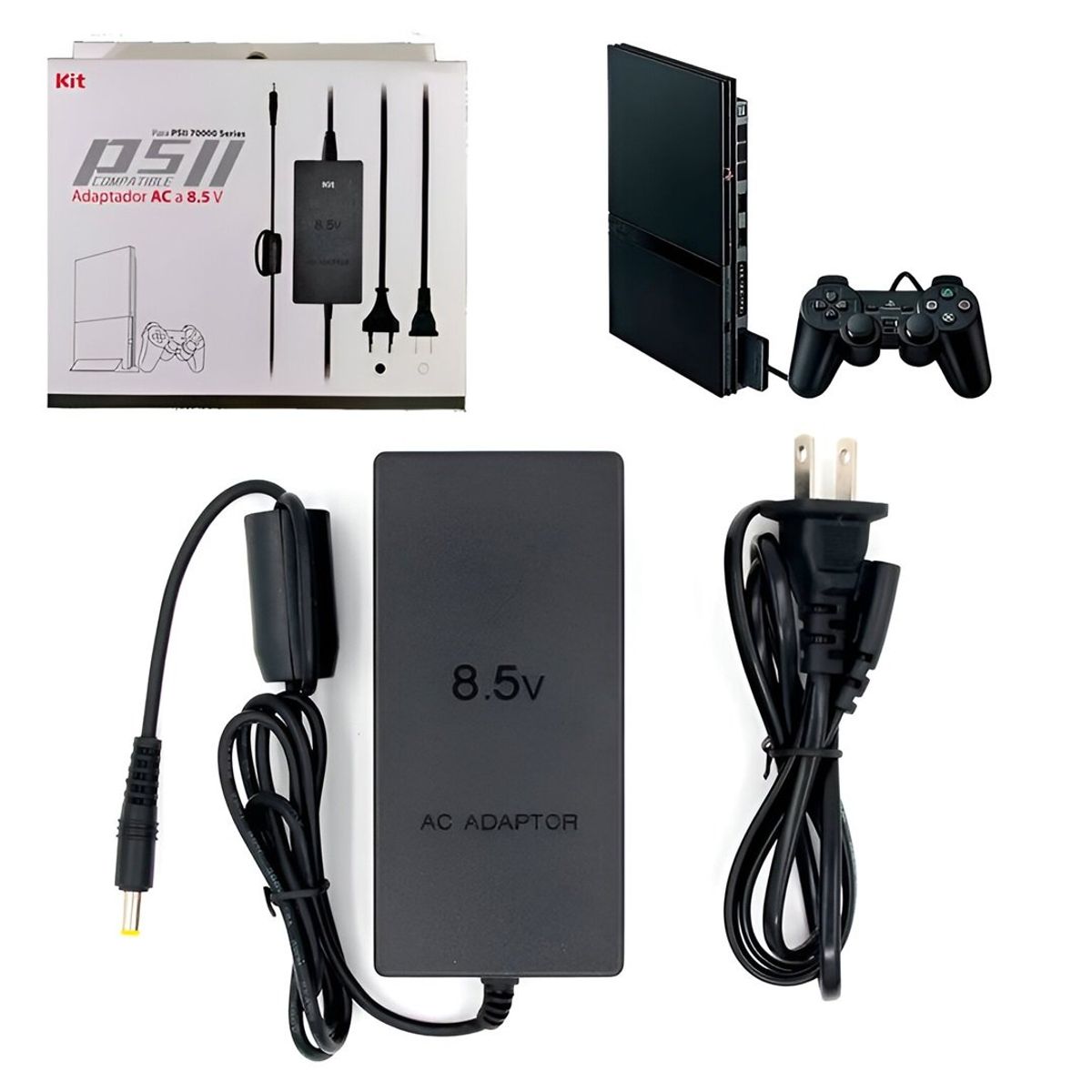 GENERICO - Fuente De Poder Multivoltaje Compatible Para Ps2 Slim