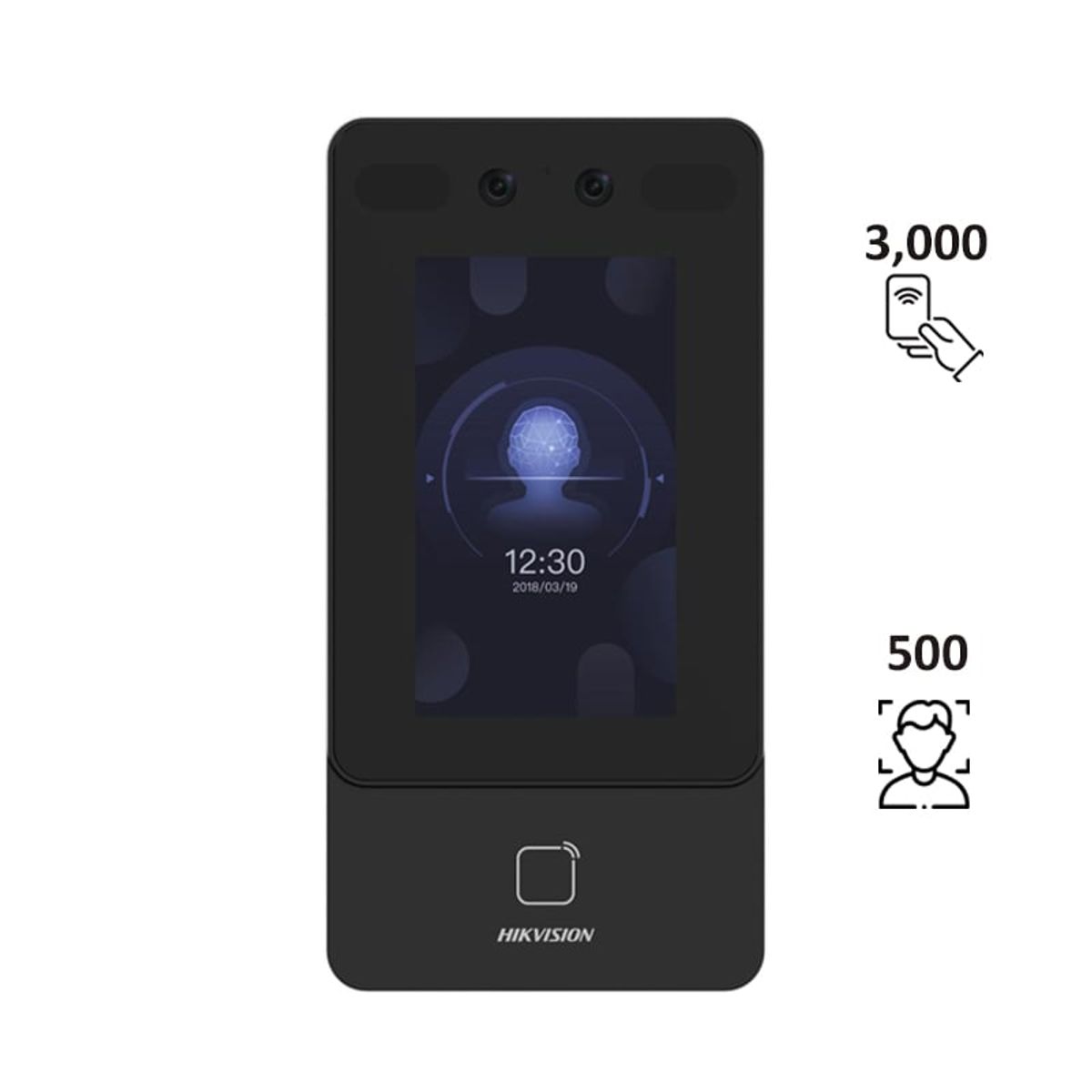 HIKVISION - CONTROL ACCESO Y CONTROL DE ASISTENCIA EXTERIOR HIKVISION DS-K1T342EX-PE