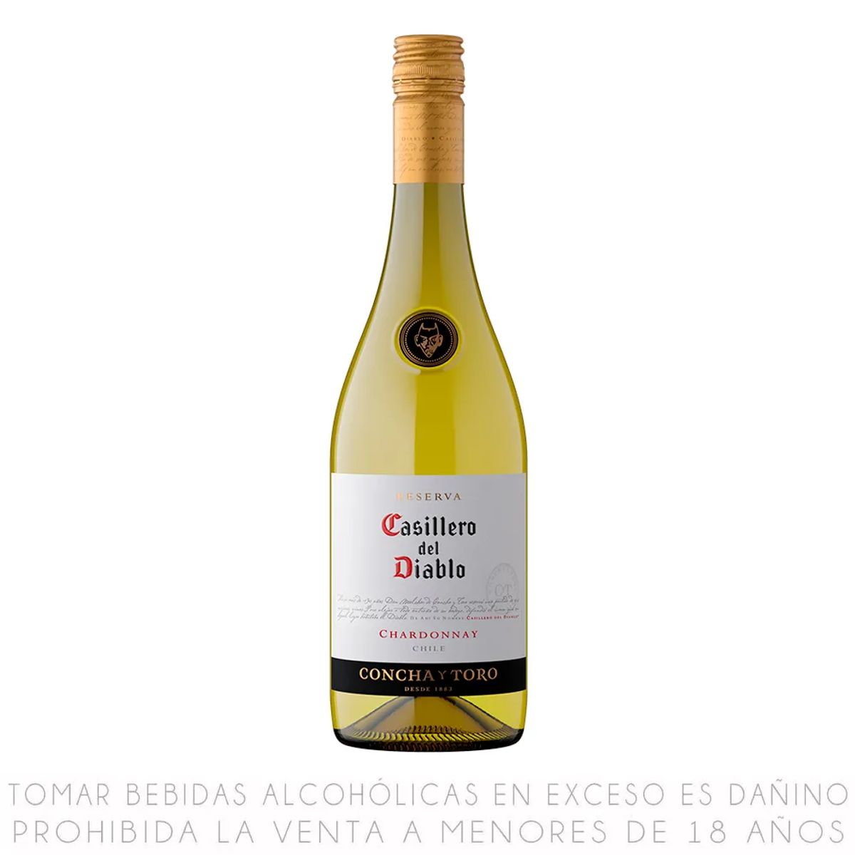 CASILLERO DEL DIABLO - Vino Casillero Del Diablo Chardonnay 750ML