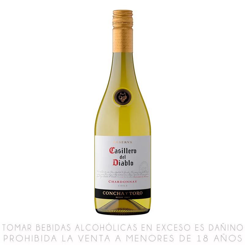 CASILLERO DEL DIABLO - Vino Casillero Del Diablo Chardonnay 750ML