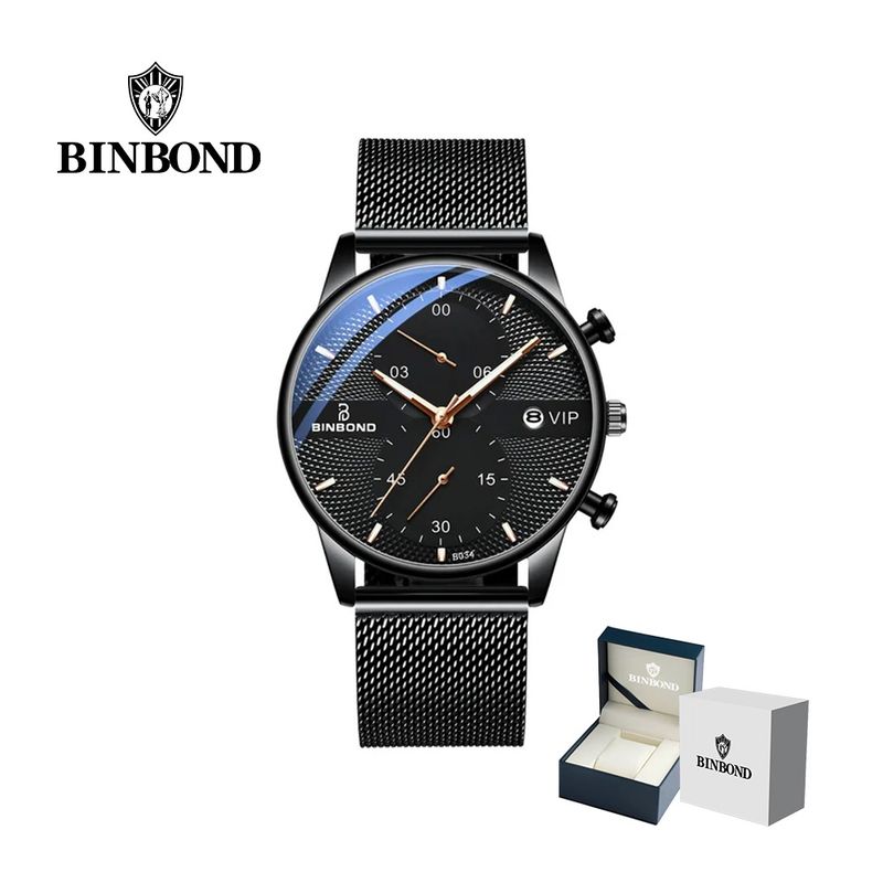 GENERICO - Reloj BINBOND para Hombre - Elegante - Acero