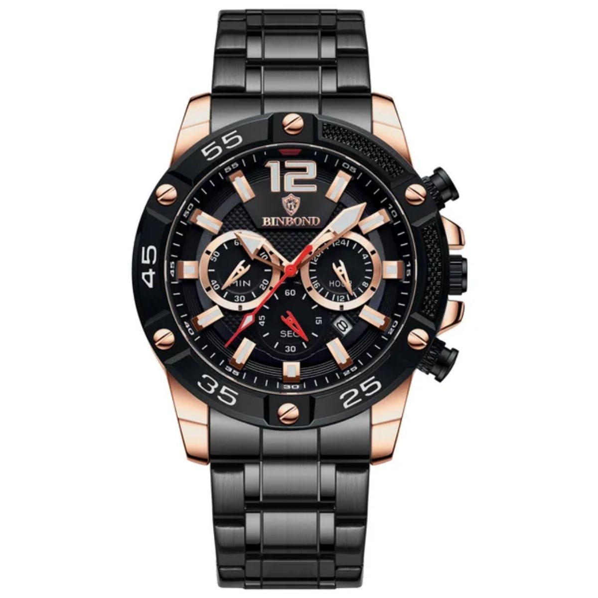 GENERICO - Reloj BINBOND para Hombre - Elegante - Acero