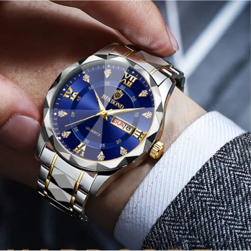 GENERICO - Reloj BINBOND para Hombre - Elegante - Acero