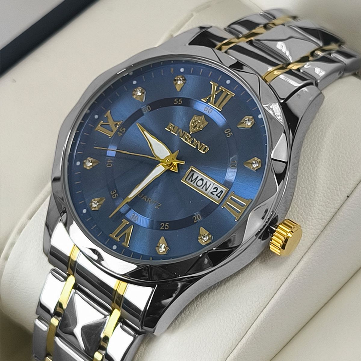 GENERICO - Reloj BINBOND para Hombre - Elegante - Acero