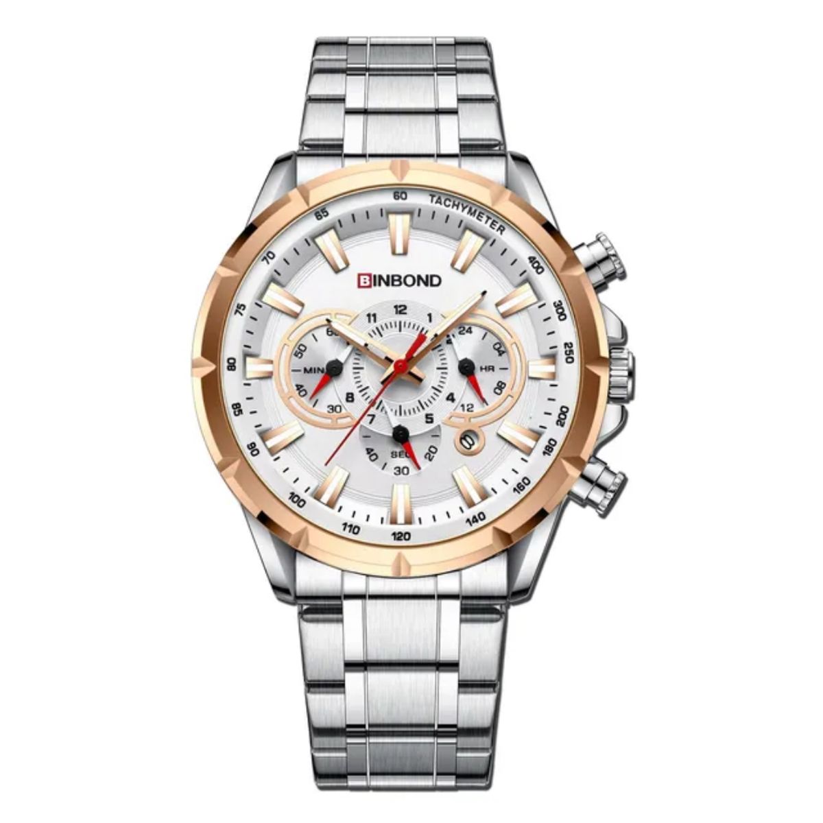 GENERICO - Reloj BINBOND para Hombre - Elegante - Acero