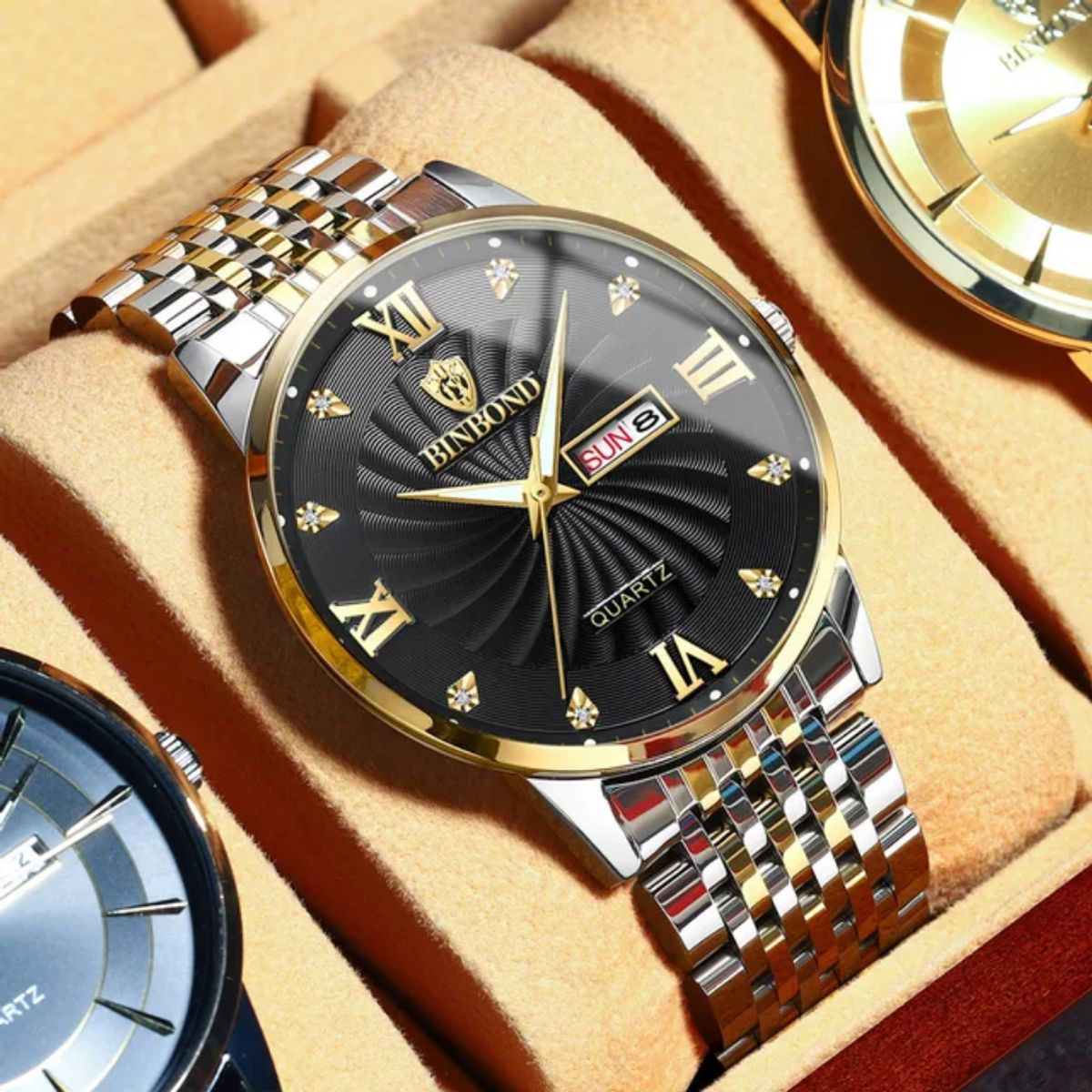 GENERICO - Reloj BINBOND para Hombre - Elegante - Acero