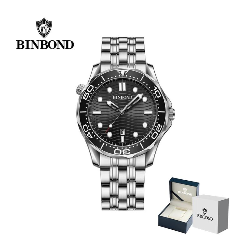 GENERICO - Reloj BINBOND para Hombre - Elegante - Acero