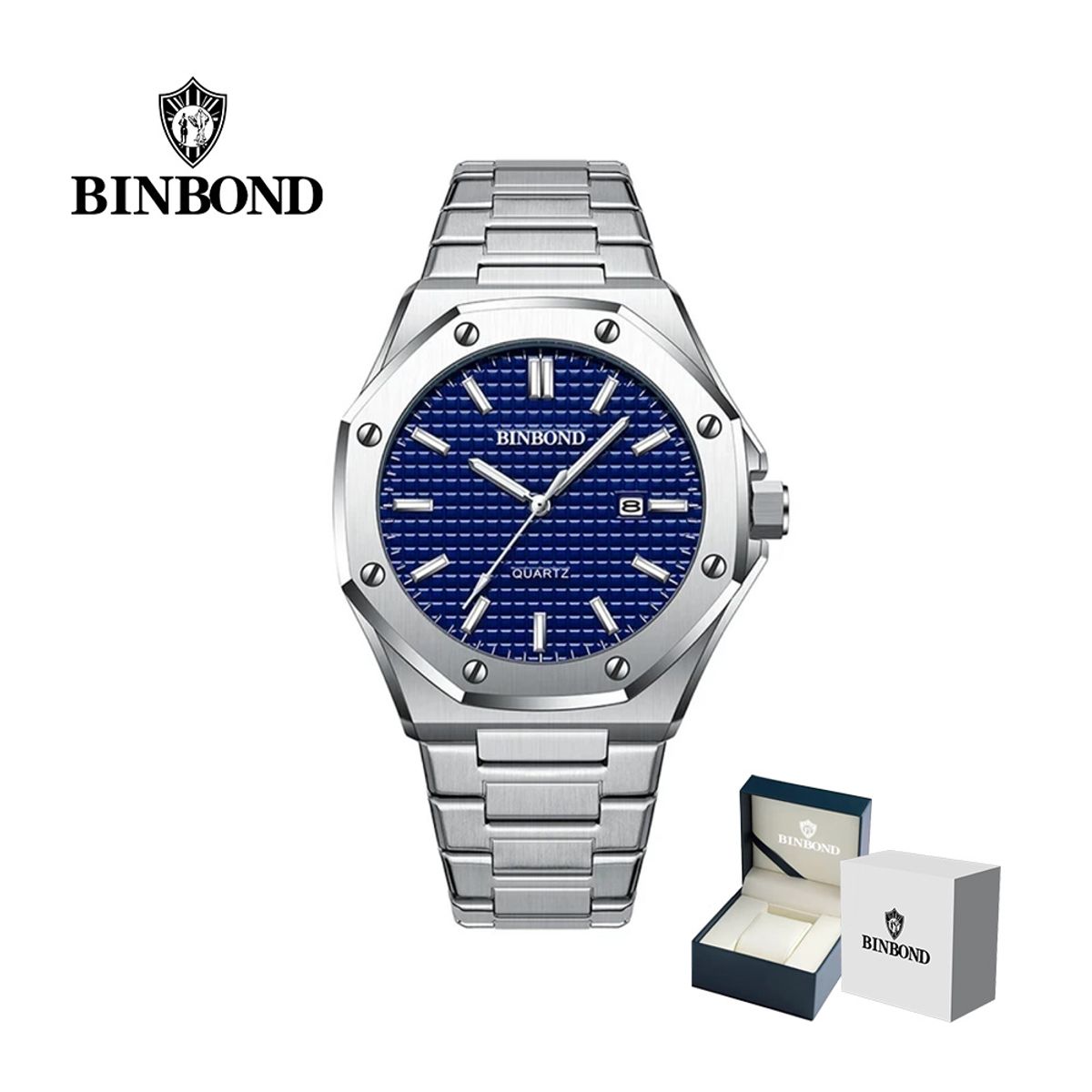 GENERICO - Reloj BINBOND para Hombre - Elegante - Acero