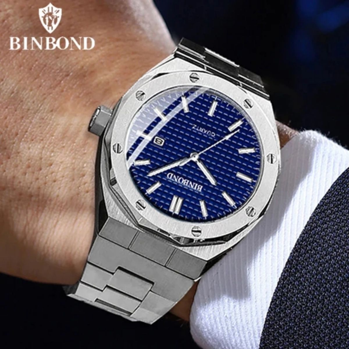 GENERICO - Reloj BINBOND para Hombre - Elegante - Acero