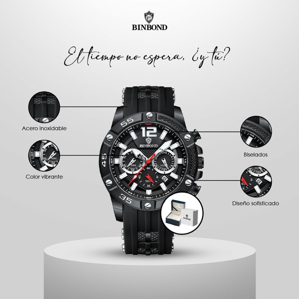 GENERICO - Reloj BINBOND para Hombre - Elegante