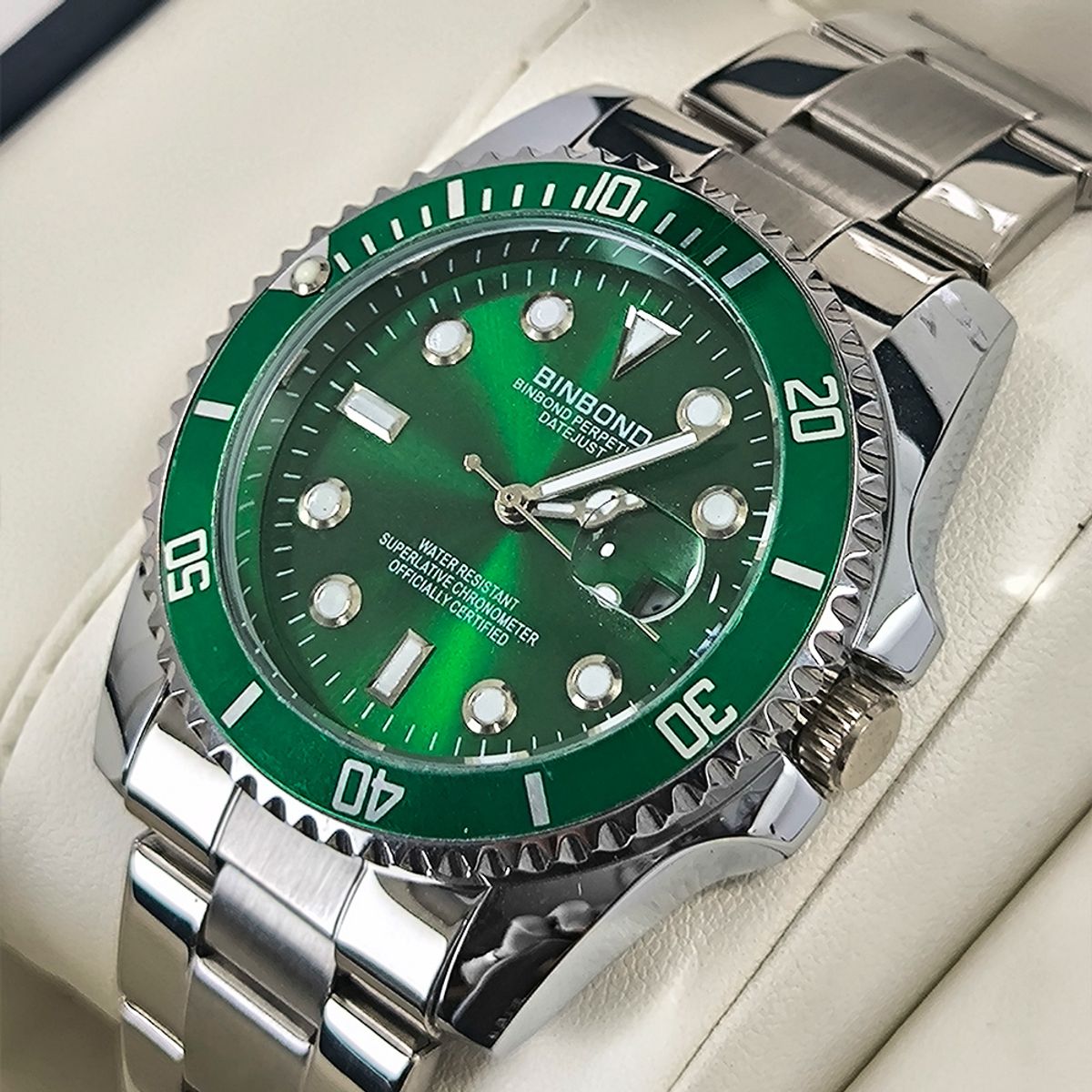 GENERICO - Reloj BINBOND para Hombre - Elegante - Acero