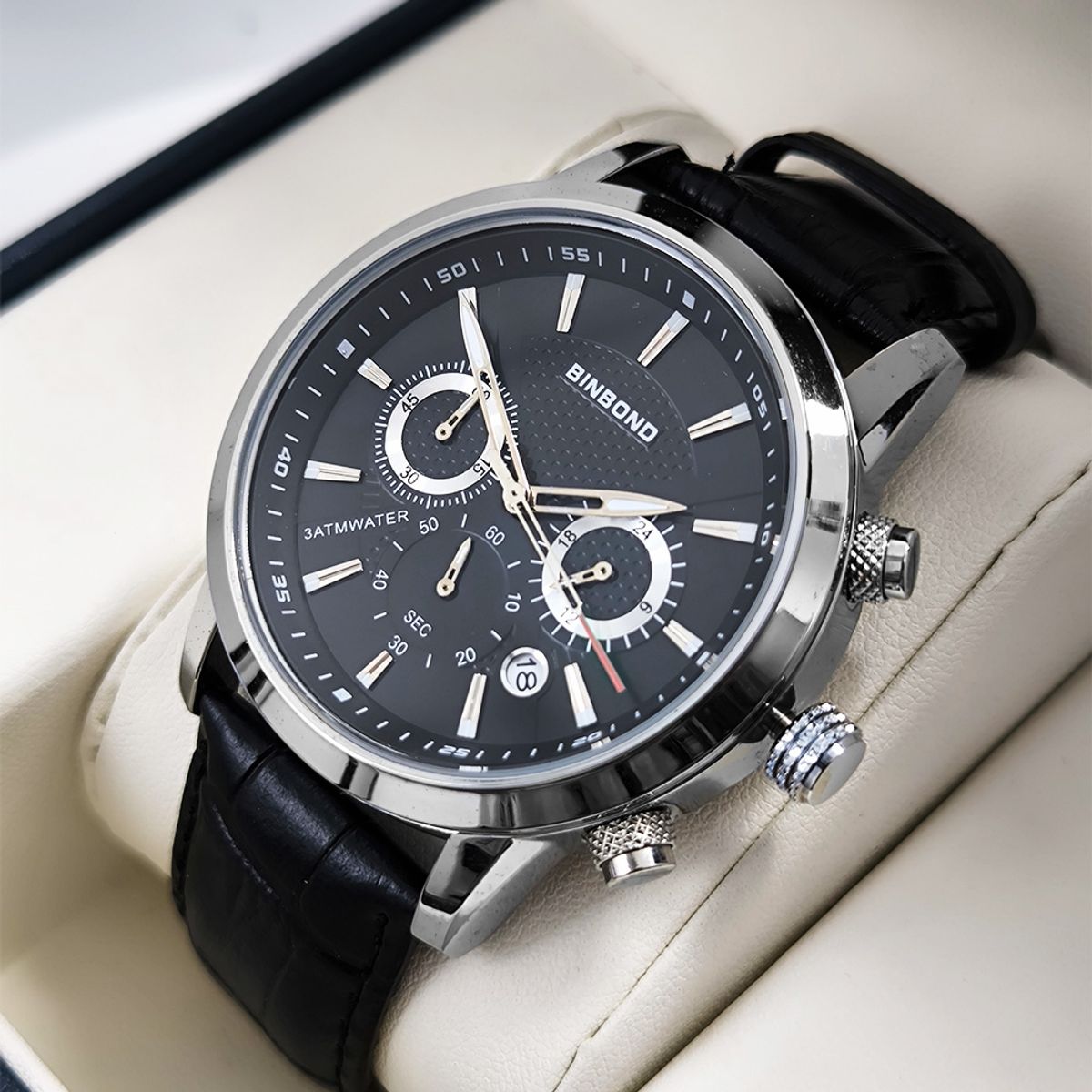 GENERICO - Reloj BINBOND para Hombre - Elegante - Cuero