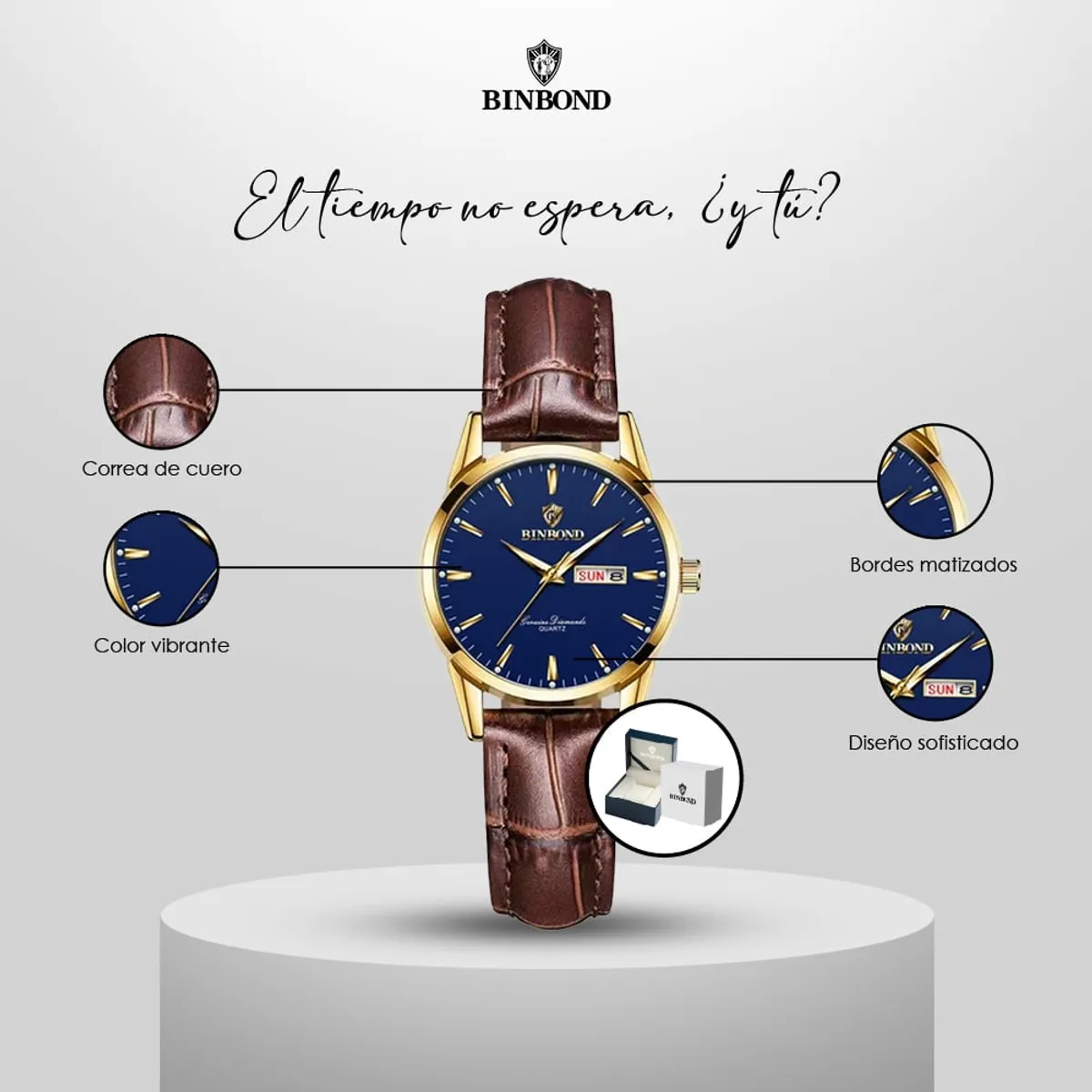 GENERICO - Reloj BINBOND para Mujer - Cuero