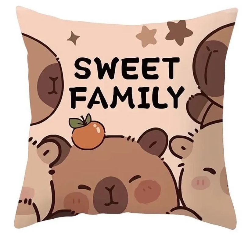 GENERICO - ALMPOHADAS CAPIBARA PACK DUO SWEET FAMILY- GENERICO