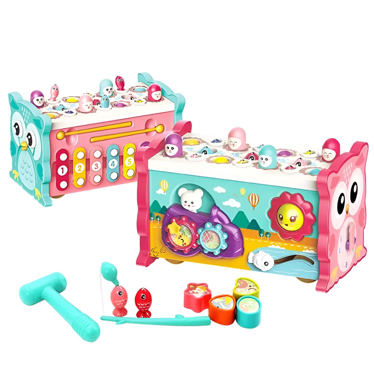 GENERICO - Búho Multifunción con Martillo y Pesca