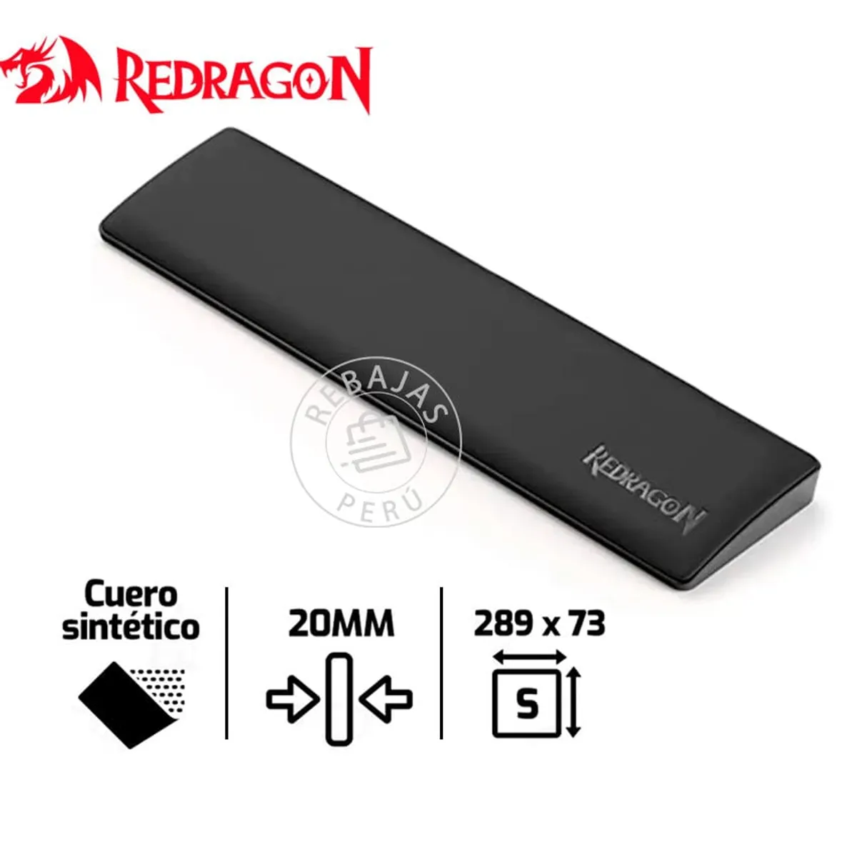 REDRAGON - Redragon METEOR S P035 Reposa muñecas Comodidad Soporte Teclados 60%