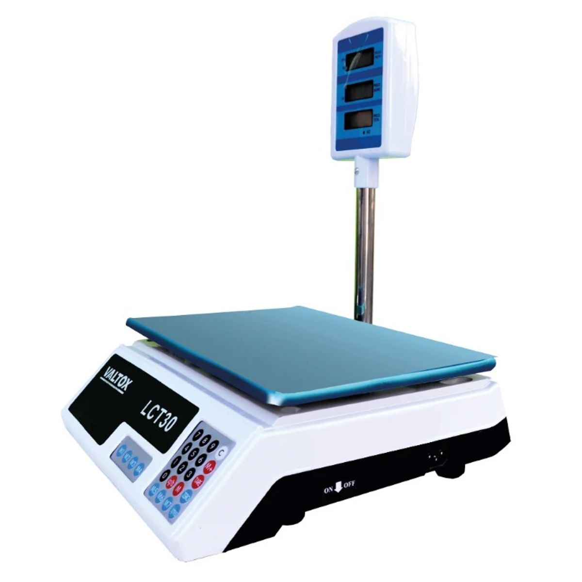 VALTOX - Balanza Bodeguera Electrónica Digital Valtox LCT30 de 30kg5gr con Torre