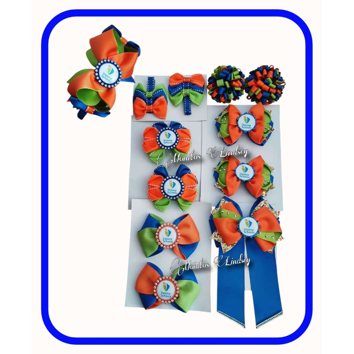 GENERICO - Set Escolar Innova Moños para Colegio - Multicolor