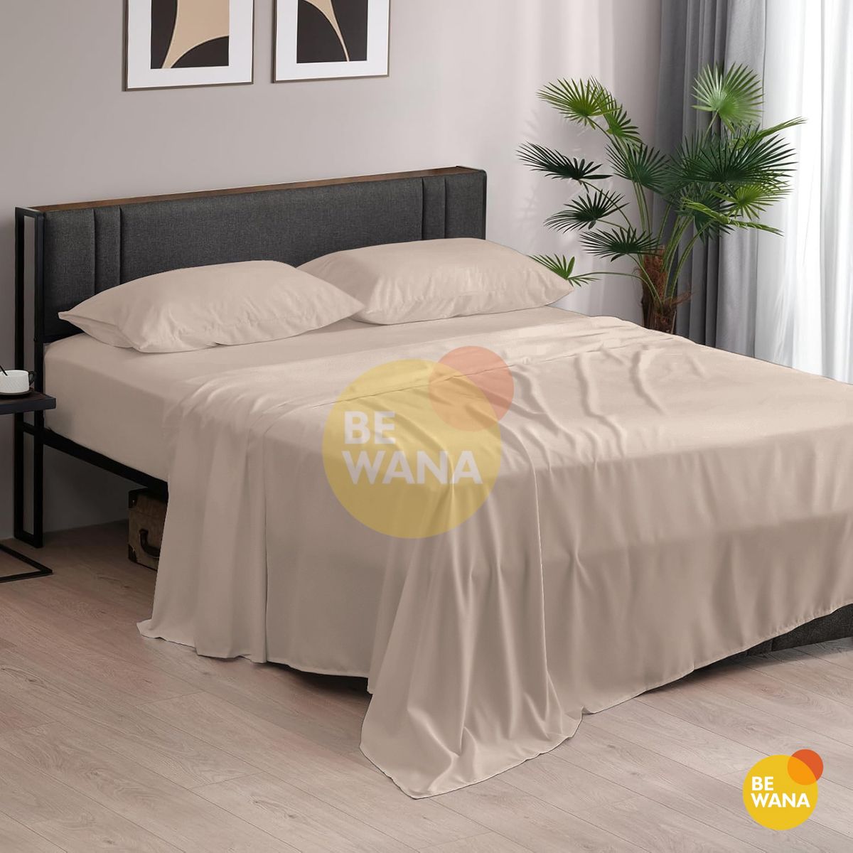 CASATEX - Juego de Sábanas 4 Piezas Algodón Egipcio 600 Hilos 2plazas