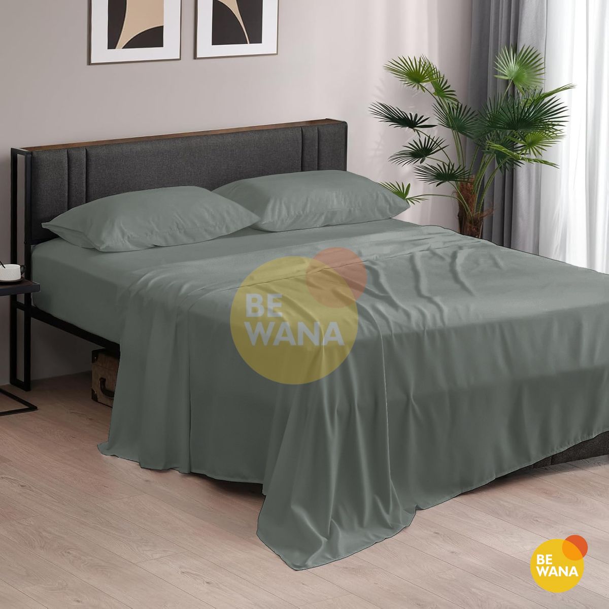 CASATEX - Juego de Sábanas 4 Piezas Algodón Egipcio 600 Hilos QUEEN