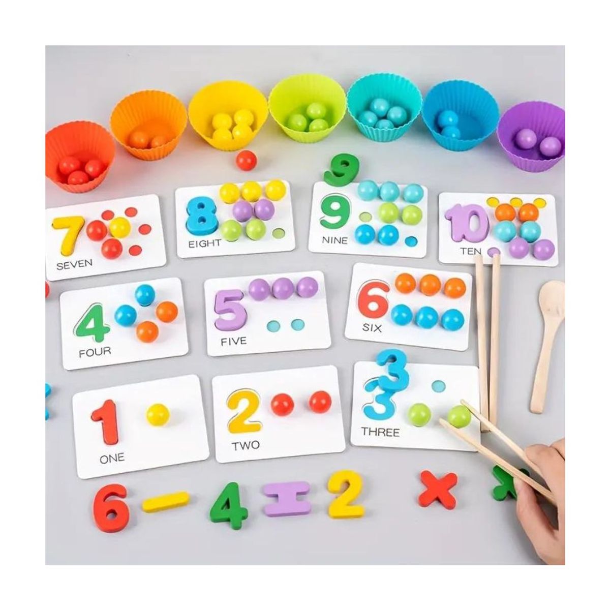 GENERICO - Juego Didáctico Matemáticas Conteo Clasificación para Niños