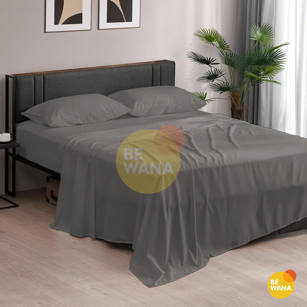 CASATEX - Juego de Sábanas 4 Piezas Algodón Egipcio 600 Hilos KING