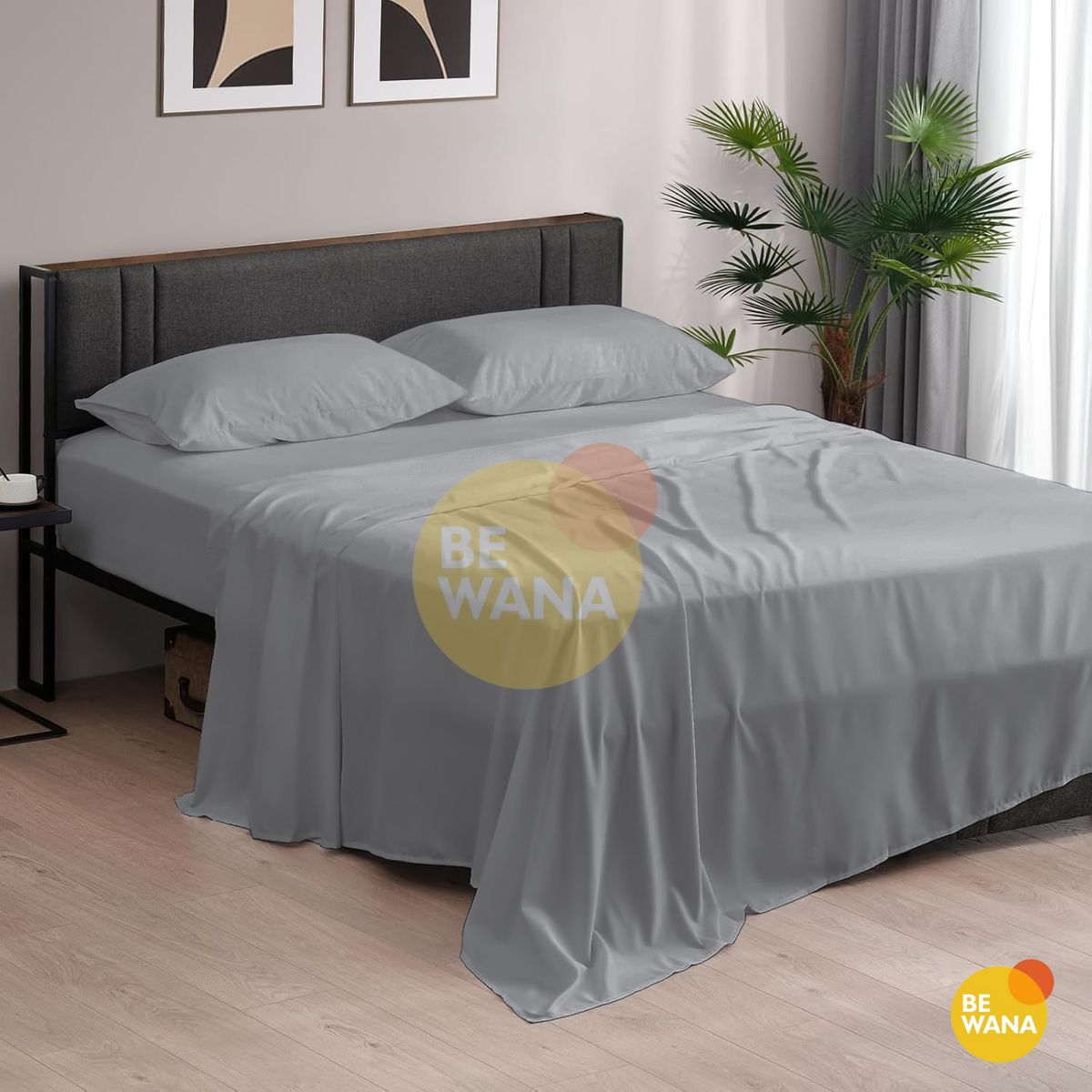 CASATEX - Juego de Sábanas 4 Piezas Algodón Egipcio 600 Hilos KING