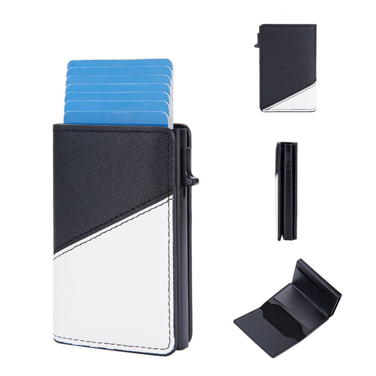 BAELLERRY - TARJETERO Y BILLETERA POP UP K9220 DE CUERO VEGANO PU