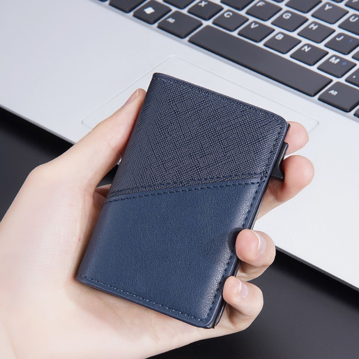 BAELLERRY - TARJETERO Y BILLETERA POP UP K9220 DE CUERO VEGANO PU