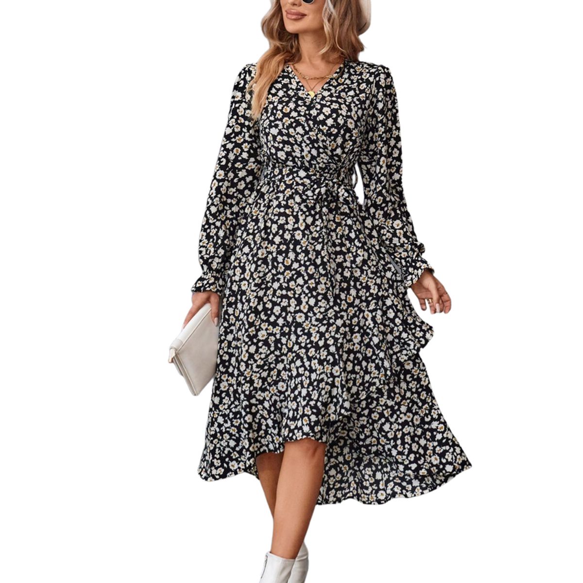 BLWOENS - Vestidos casuales de para mujeres - Negro