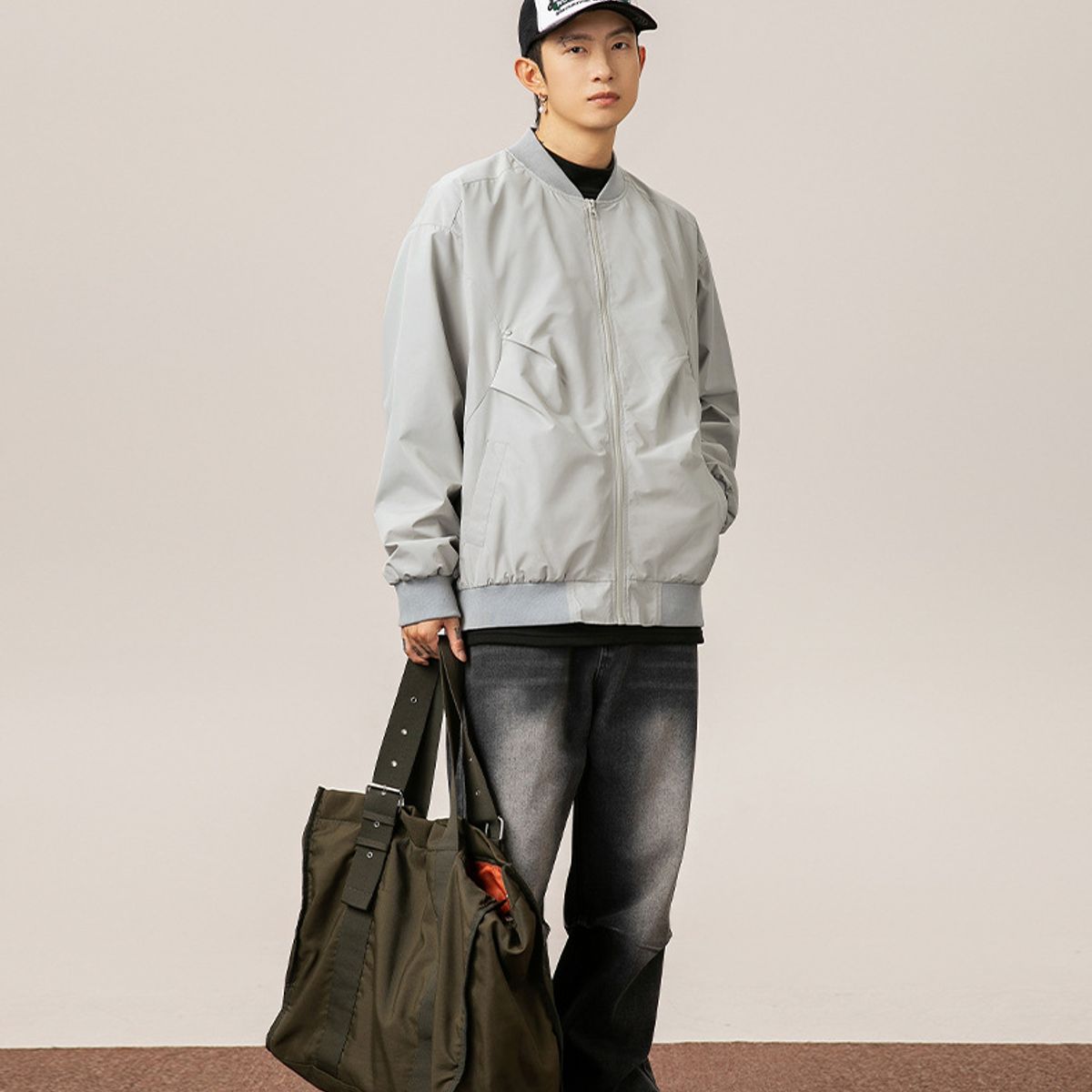 BLWOENS - Chaquetas para hombres - Gris