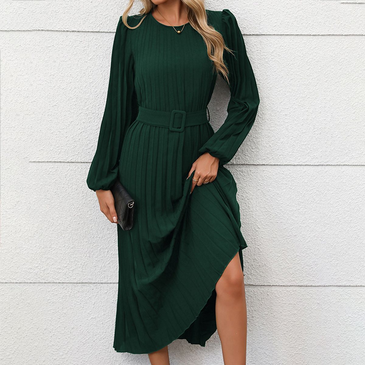 BLWOENS - Vestidos casuales de para mujeres - Verde