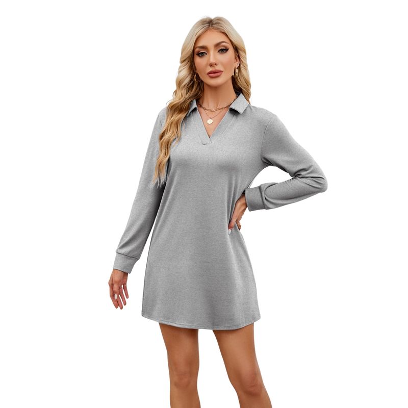 BLWOENS - Vestidos casuales de para mujeres - Gris
