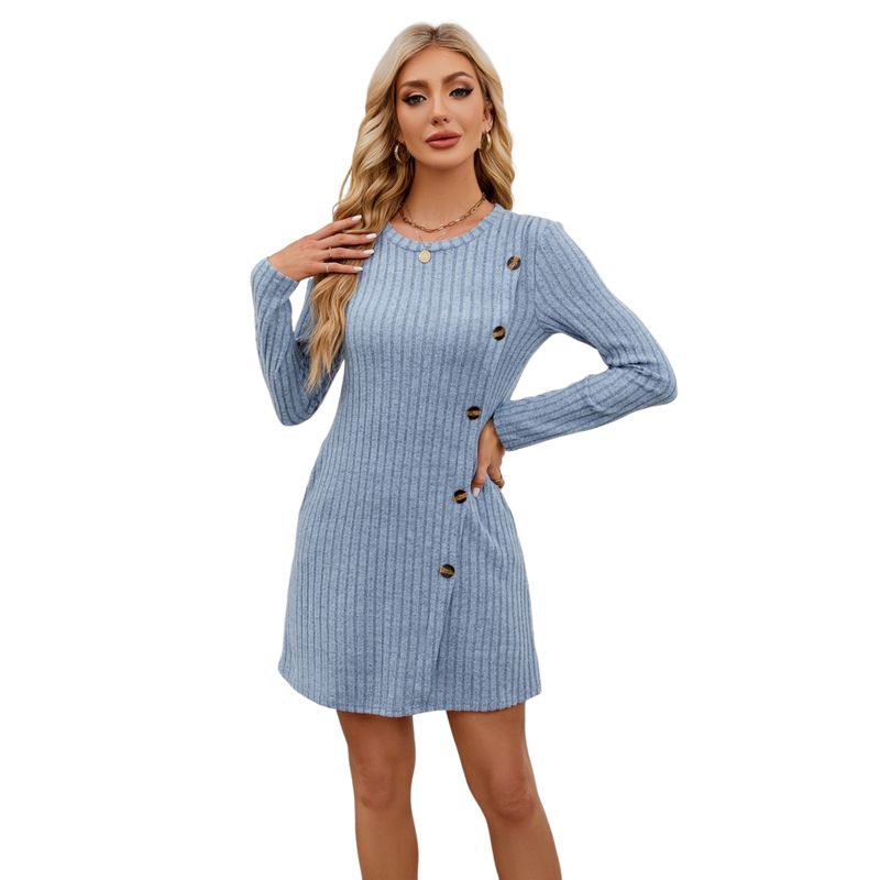 BLWOENS - Vestidos casuales de para mujeres - Azul