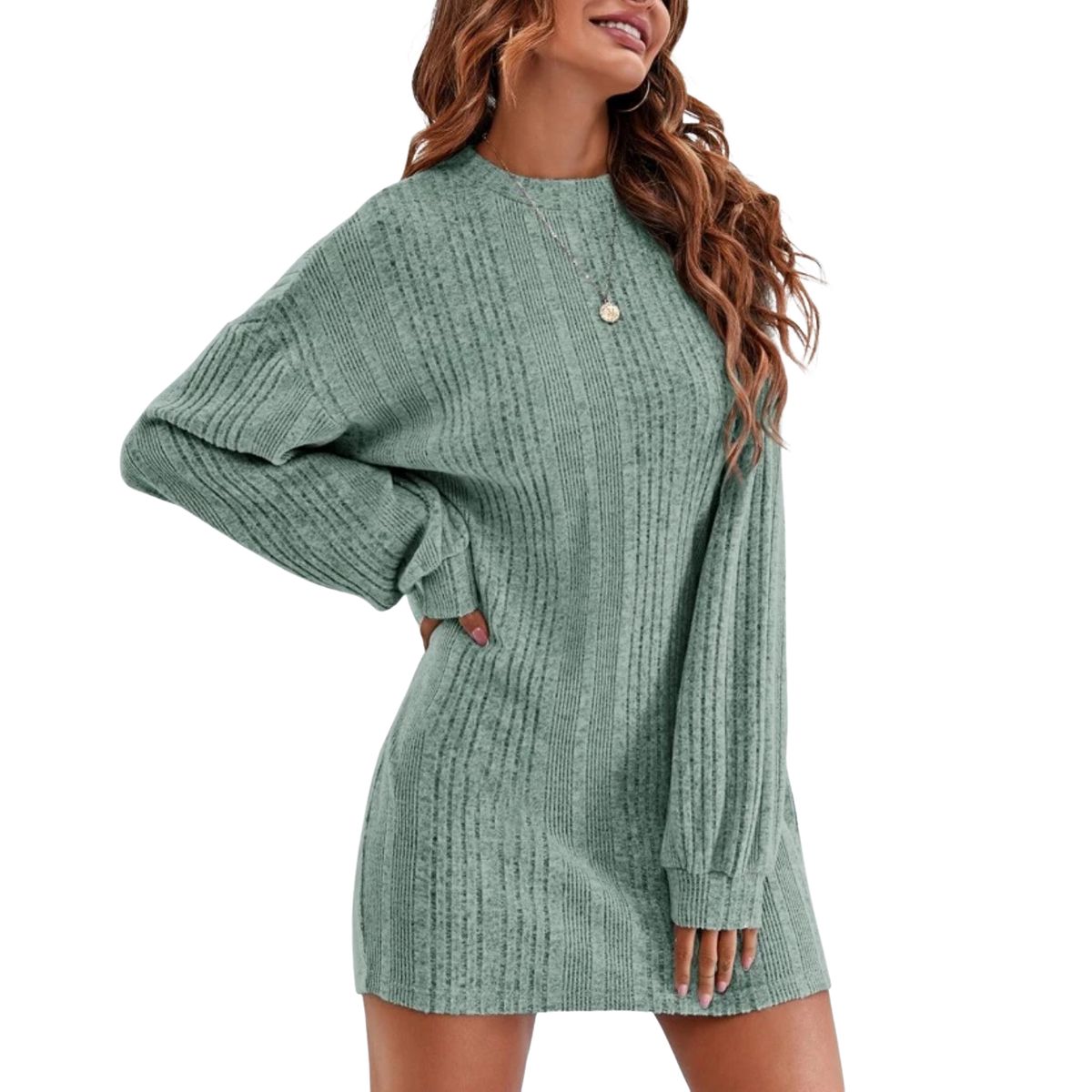 BLWOENS - Vestidos casuales de para mujeres - Verde