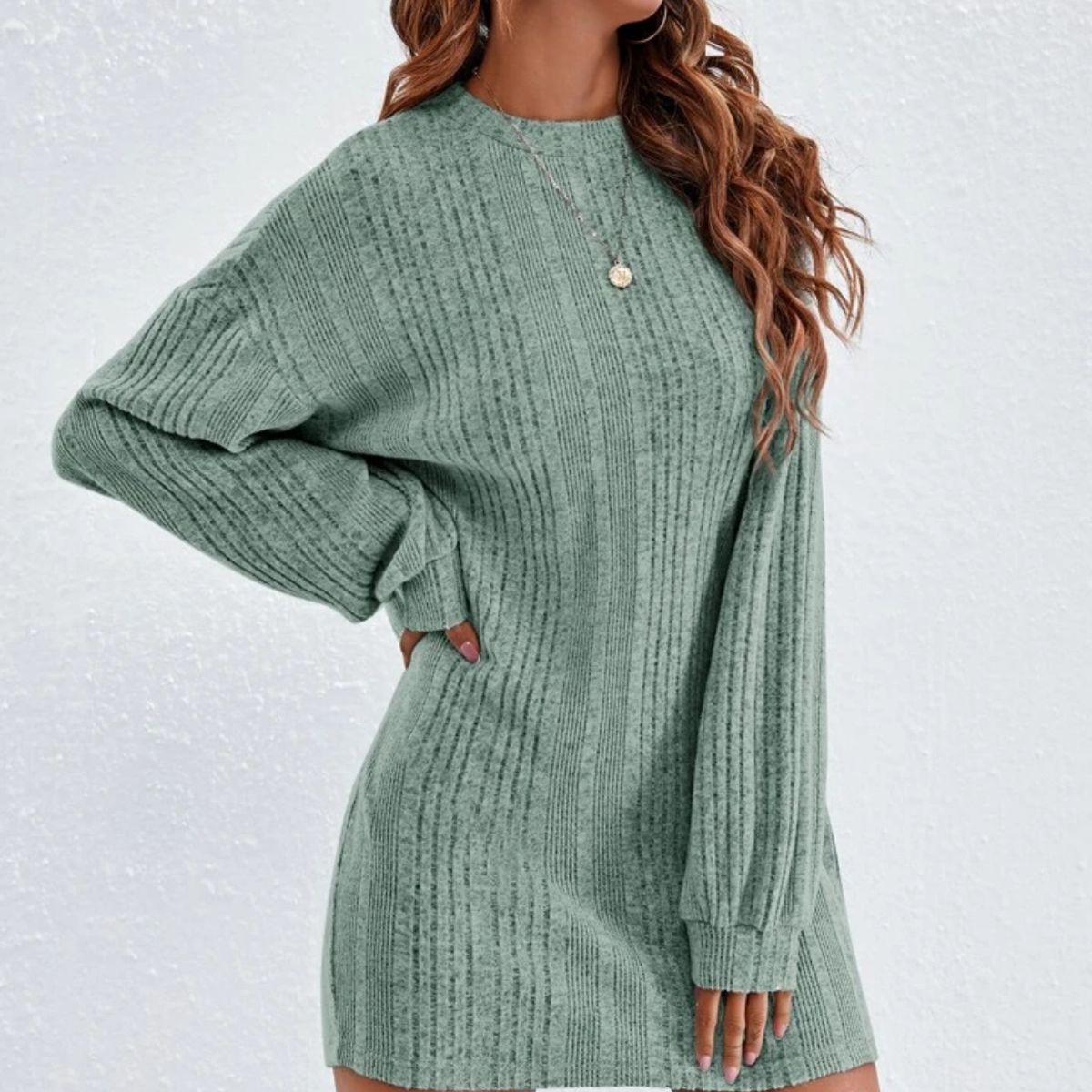 BLWOENS - Vestidos casuales de para mujeres - Verde