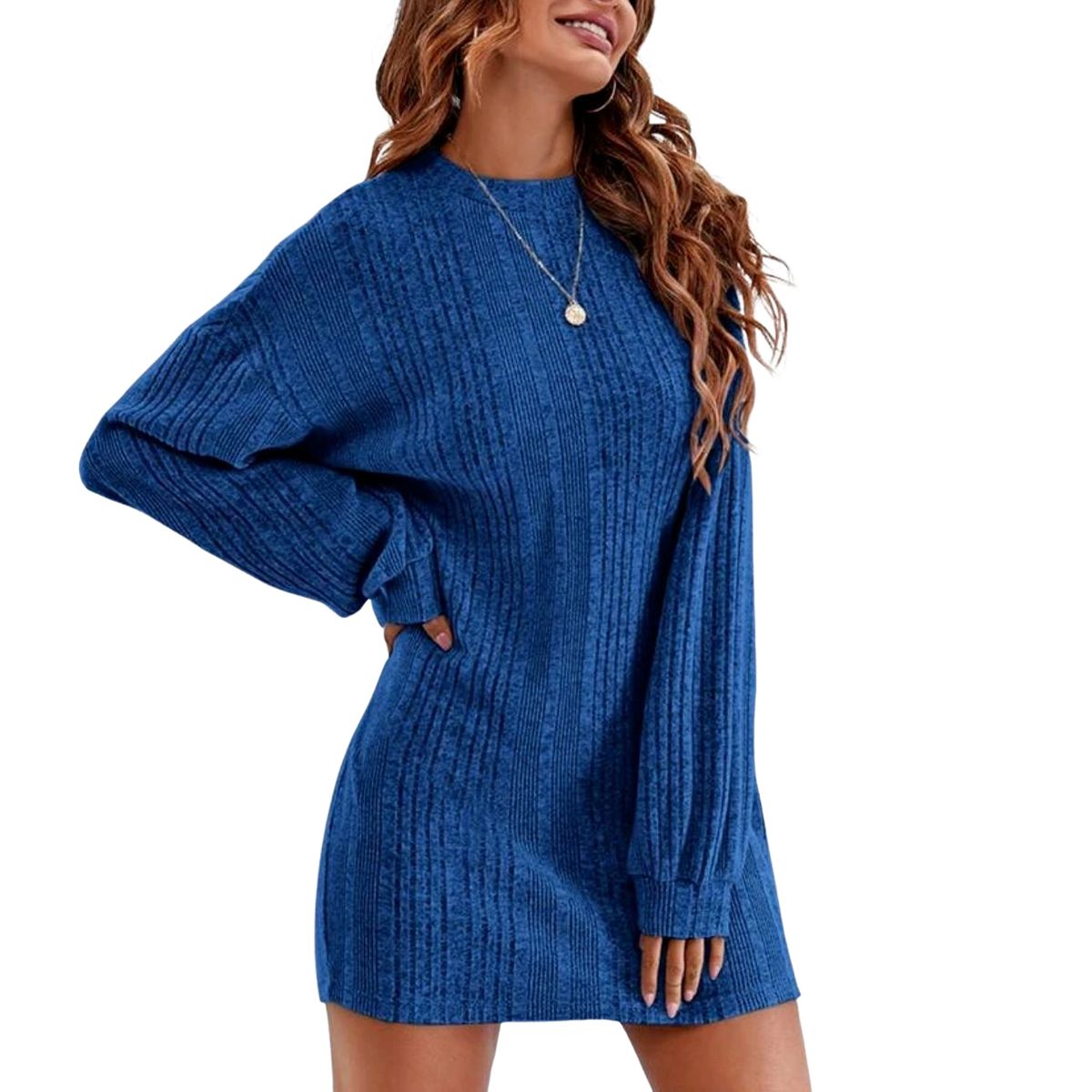 BLWOENS - Vestidos casuales de para mujeres - Azul