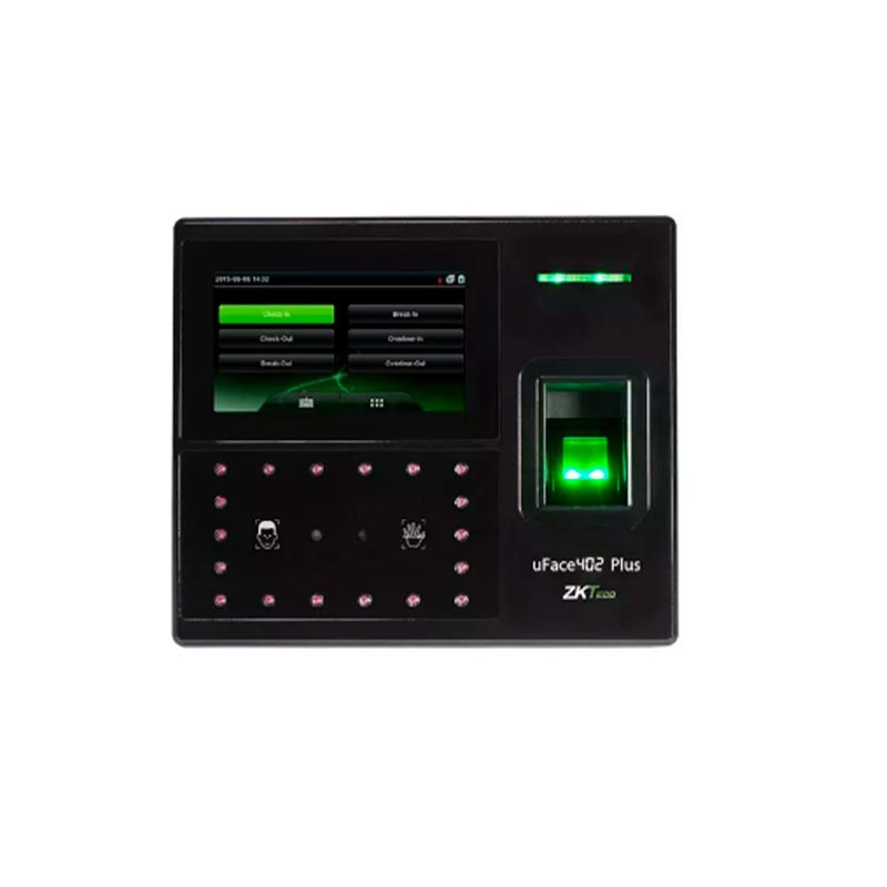 ZKTECO - CONTROL DE ASISTENCIA Y ACCESO FACIAL HUELLA PN UFACE402 PLUS