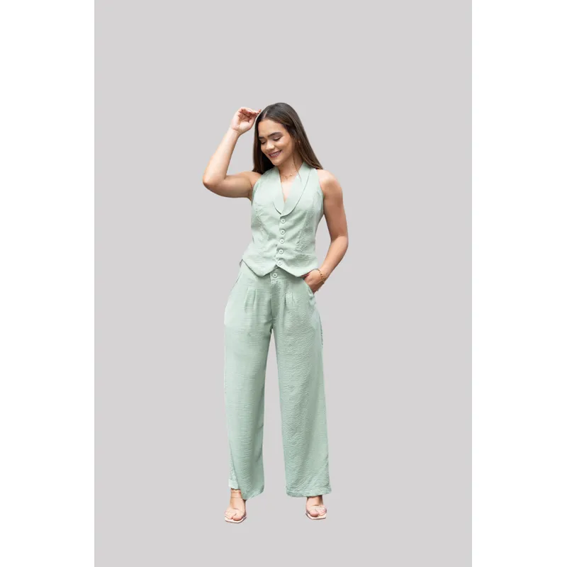 NANCY'S COLLECTION - Conjunto de mujer Chaleco y Pantalón Nancys Collection