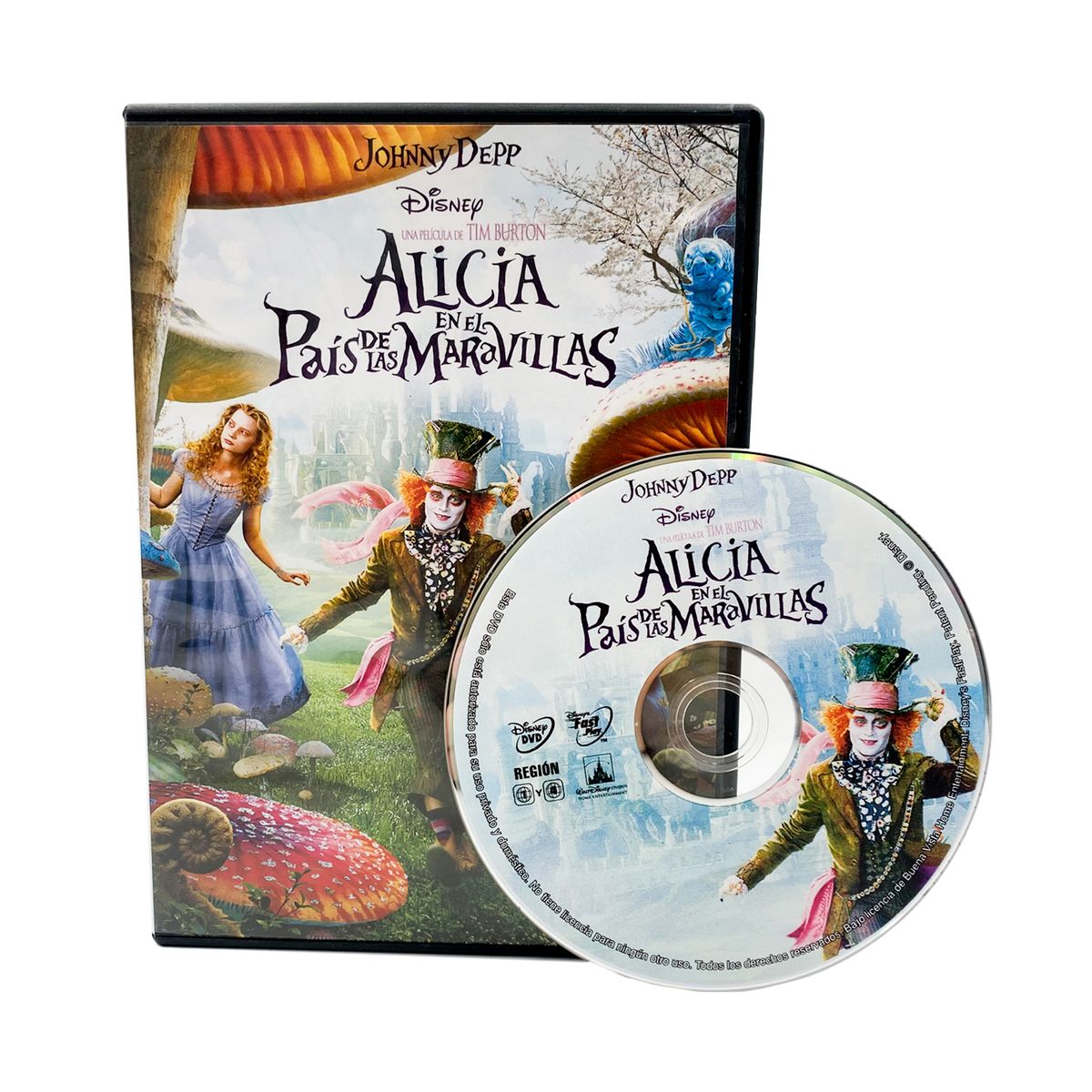 DISNEY - Dvd Original Alicia En El País De Las Maravillas