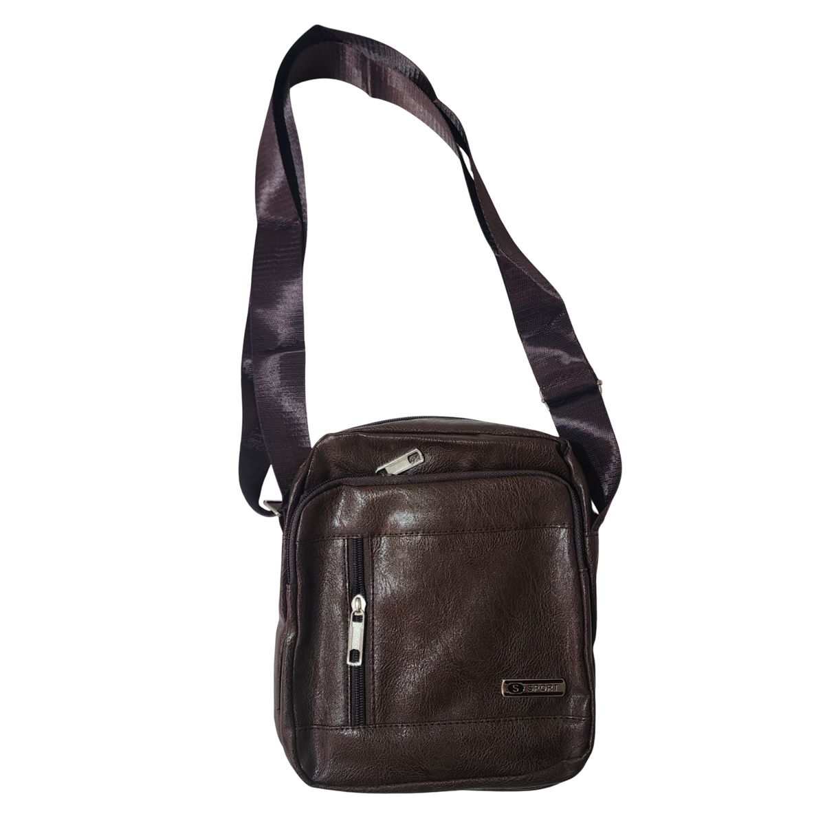 GENERICO - Mochila Pechera Morral de cuero sintético hombre