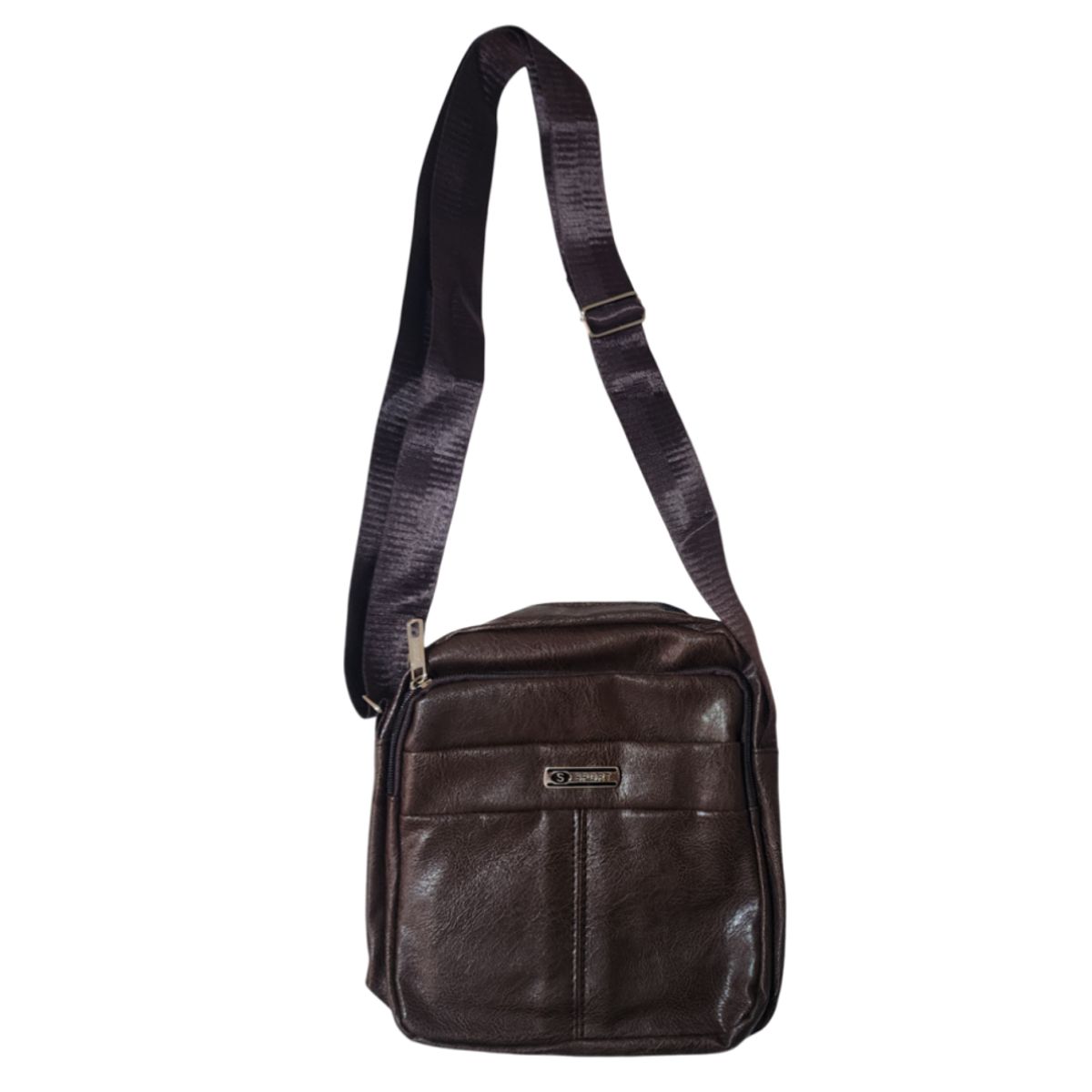 GENERICO - Mochila Pechera Morral de cuero sintético hombre - Bolsillo horizontal