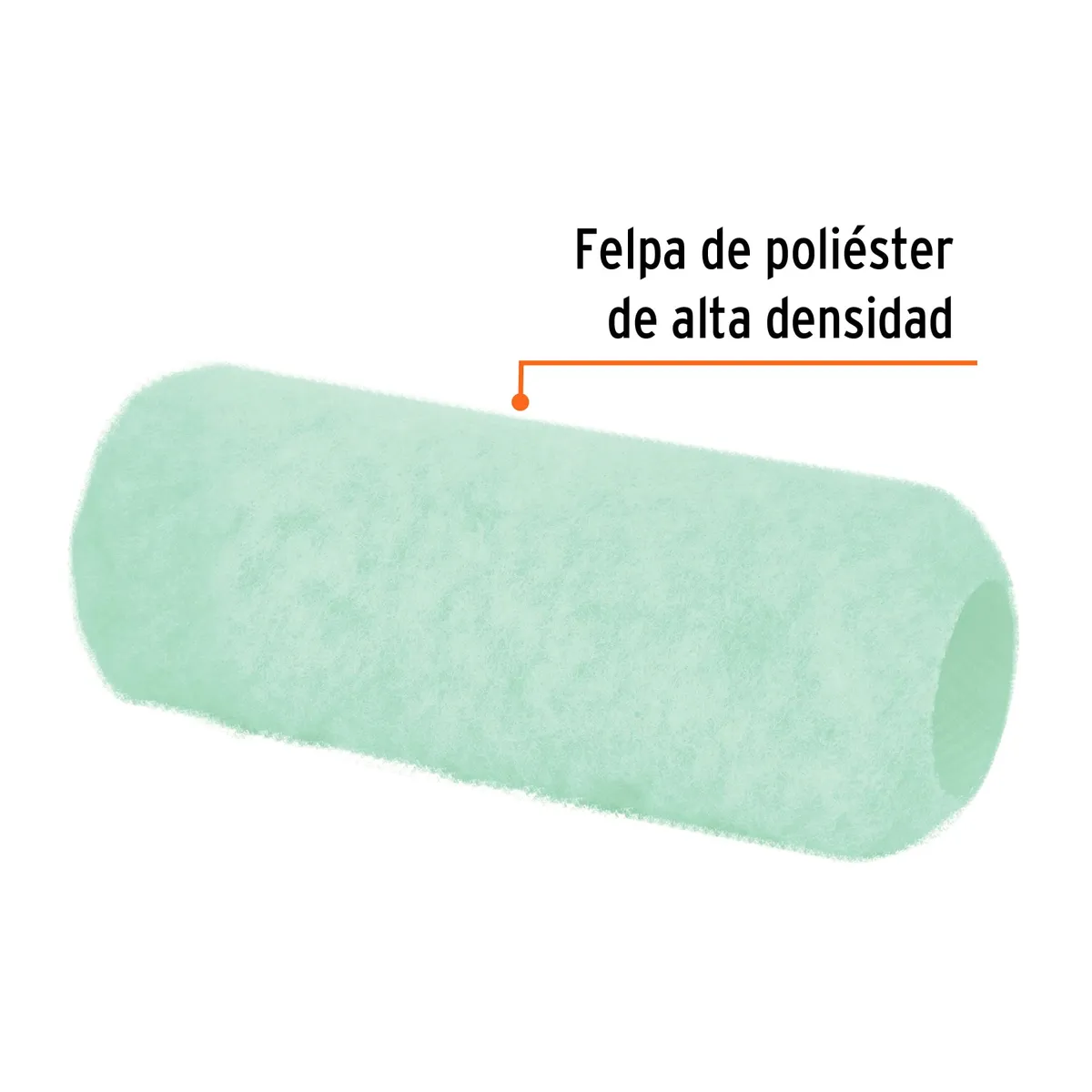 TRUPER - Bolsa c1 felpa para mini rodillo poliéster 4x34 Truper